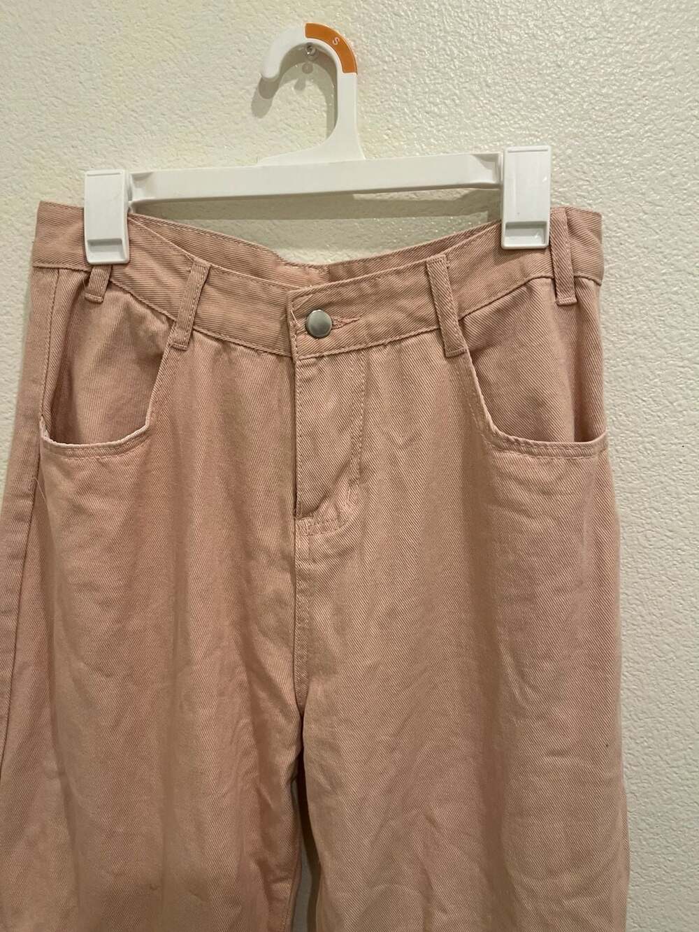 Boohoo Lace-Up Detail Pink Baggy jeans - Picture 6 of 10